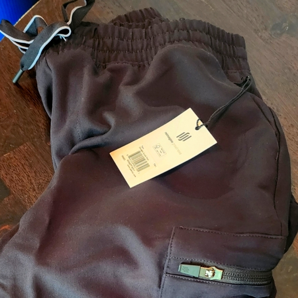 Jaanuu Scrub Pants Black Small Tall